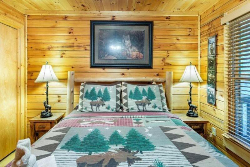 Mountain Spirit Cabin - Fireplace And Hot Tub Villa Блу Ридж Екстериор снимка