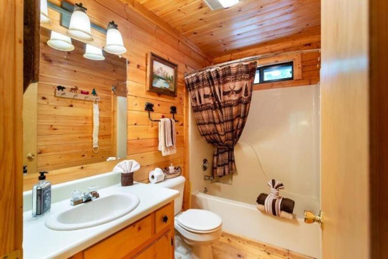 Mountain Spirit Cabin - Fireplace And Hot Tub Villa Блу Ридж Екстериор снимка